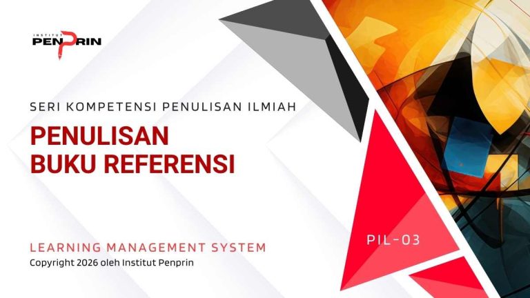 Penulisan Buku Referensi: Skema Okupasi Penulis Buku Referensi