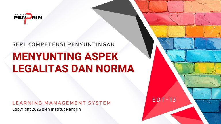 Menyunting Legalitas dan Norma pada Buku Teks
